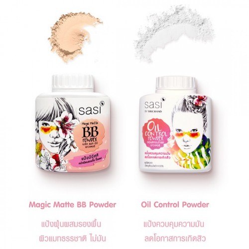 Phấn kiềm dầu Thái Lan Sasi Oil Control Powder Thái Lan