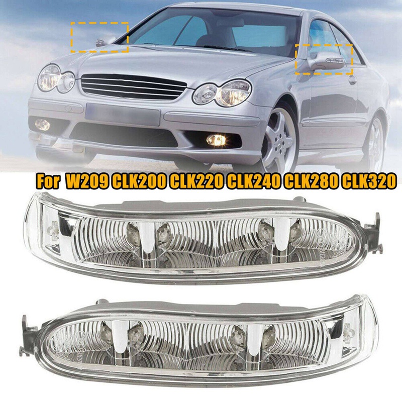 2 Đèn Xi Nhan Cho Gương Chiếu Hậu Xe Hơi Benz C209 W209 CLK200 CLK220 CLK240 CLK270 CLK280 2308200721 Trái Phải &amp; Phải
