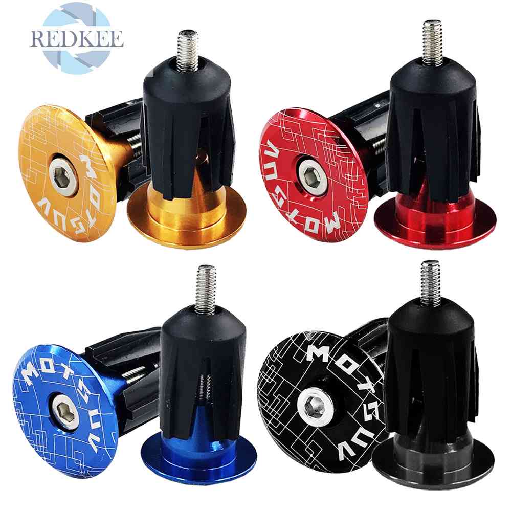 Set 2 Nút Gắn Tay Lái Xe Đạp MTB Bằng Hợp Kim Nhôm