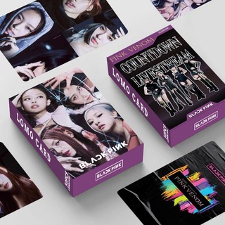 Hôp lomo pink venom born pink lisa jennie rose jisoo