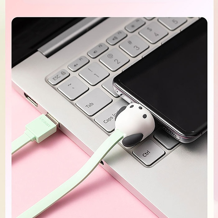 Cáp Sạc Nhanh 3A Sanrio Kuromi Cinnamoroll Pochacco Giao Diện Type-c Chất Liệu TPE Siêu Dễ Thương