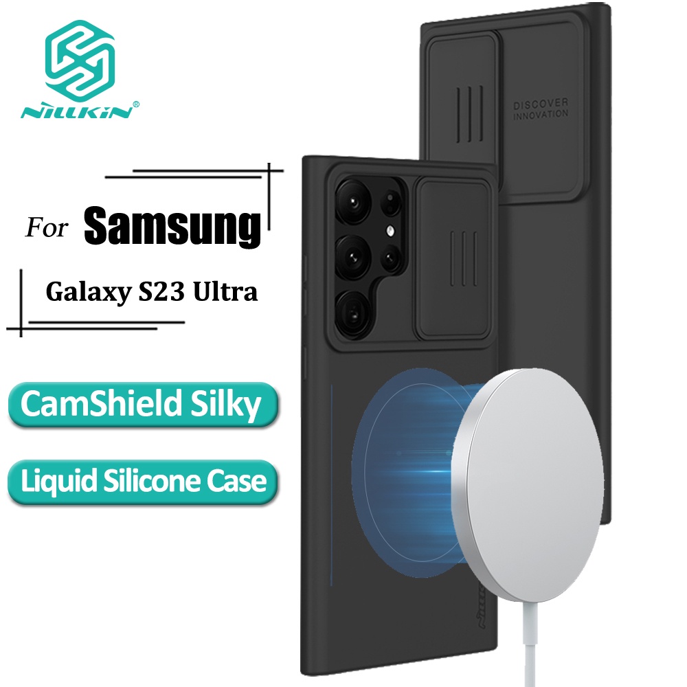 Ốp Điện Thoại Nillkin Bằng Silicon Chống Sốc Cho Samsung Galaxy S23 Ultra