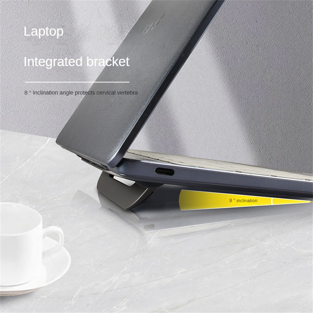Giá Đỡ Máy Tính Xách Tay Giá Đỡ Máy Tính Xách Tay Di Động Dính Hợp Kim Nhôm Có Thể Gập Lại Giá Đỡ Làm Mát Máy Tính Nhỏ Có Thể Gập Lại Đế Máy Tính Xách Tay