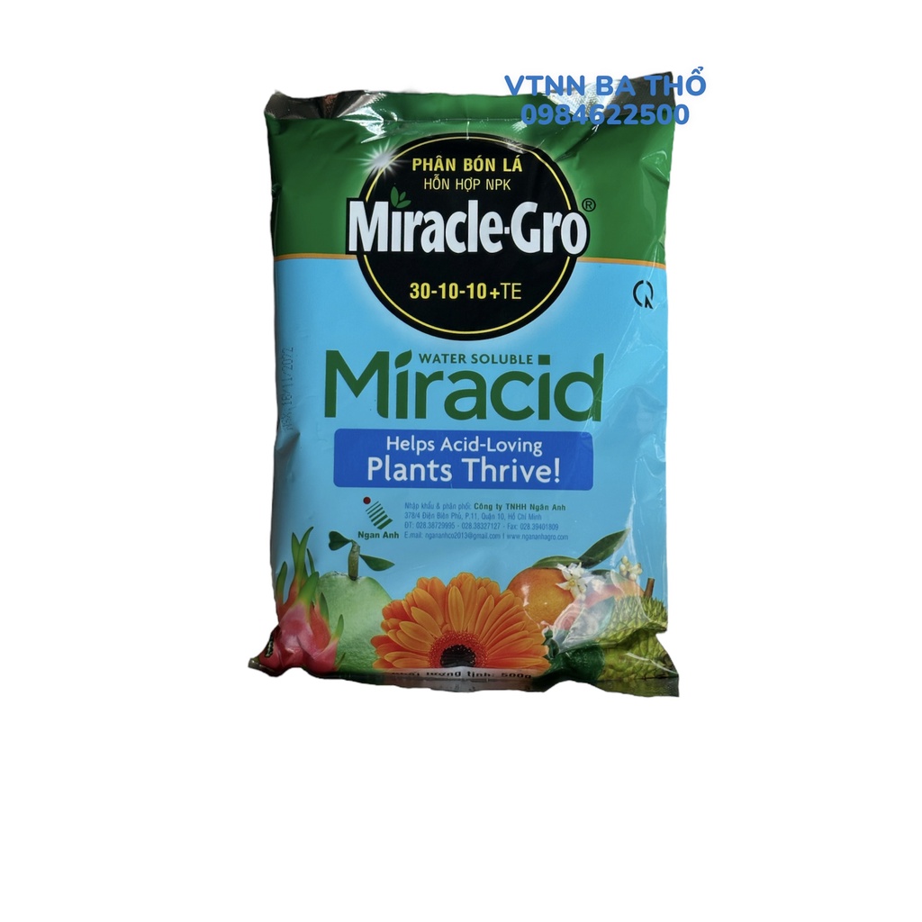 Phân Bón Lá Miracle Gro 30-10-10+TE 500gr