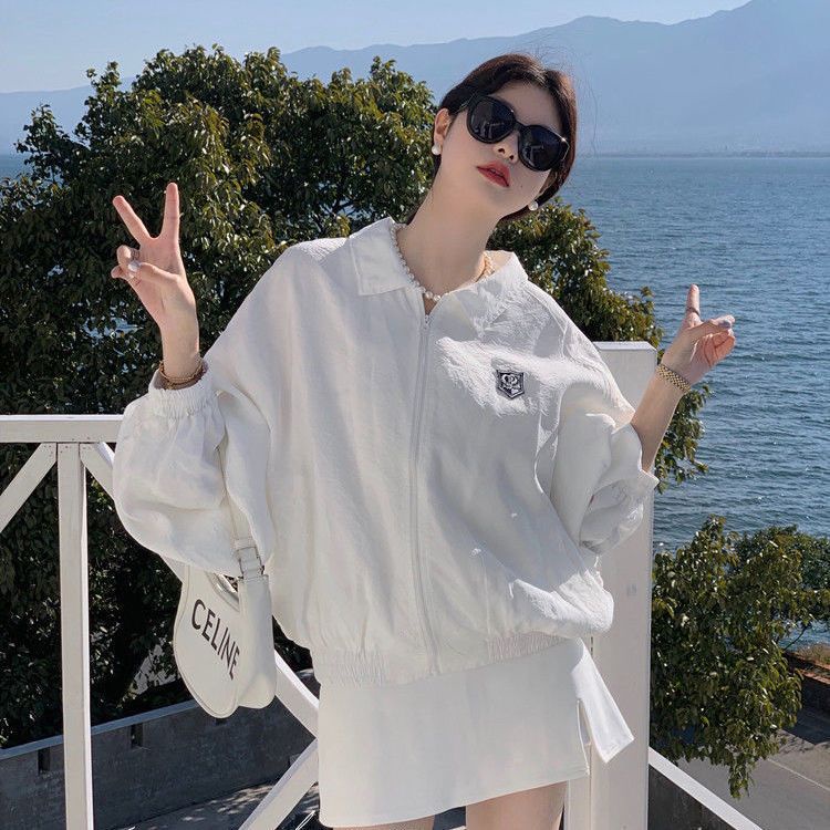 Áo Khoác Thể Thao Dáng Rộng Thiết Kế Mỏng Kiểu Dáng Mới Năng Động Thời Trang Dành Cho Nữ