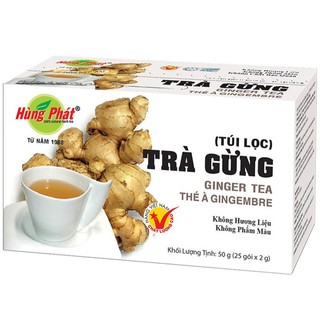 Trà gừng túi lọc hùng phát 50g