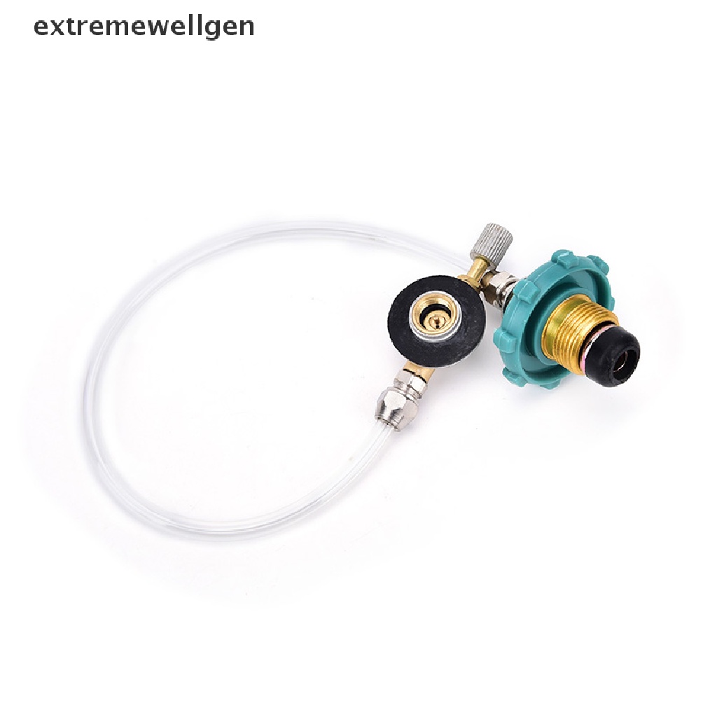 [extremewellgen] Đầu Nối Chuyển Đổi Bình Gas Propane Phẳng Dùng Khi Đi Cắm Trại Ngoài Trời LLF