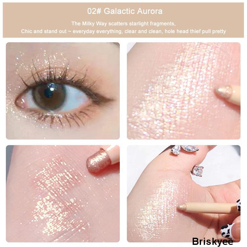 🎶Phấn mắt bắt sáng màu trắng nhũ ánh ngọc trai lâu trôi chống thấm nước