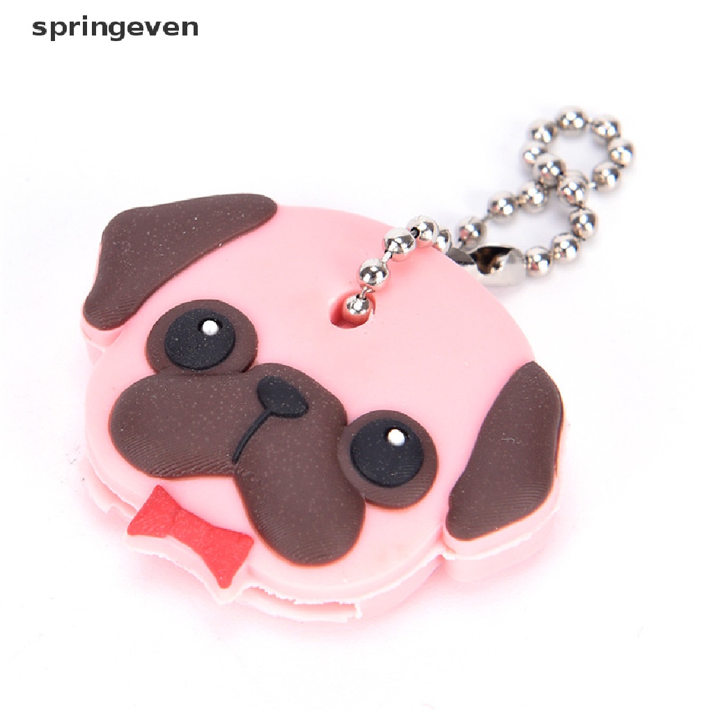 Vỏ Bảo Vệ Chìa Khóa Bằng Silicon PVC Hình Chó / Mèo / Thỏ Dễ Thương