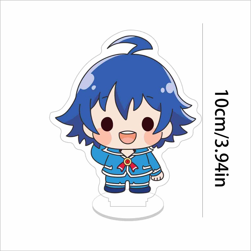Đồ trang trí Nhân Vật Iruma Kun acrylic Valac Clara Asmodeus Alice Anime Kèm Móc Khóa