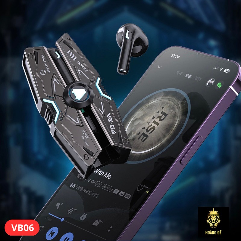Tai Nghe Bluetooth WEKOME VB06 Mecha Phiên Bản 5.3 Phong Cách Thể Thao Gaming