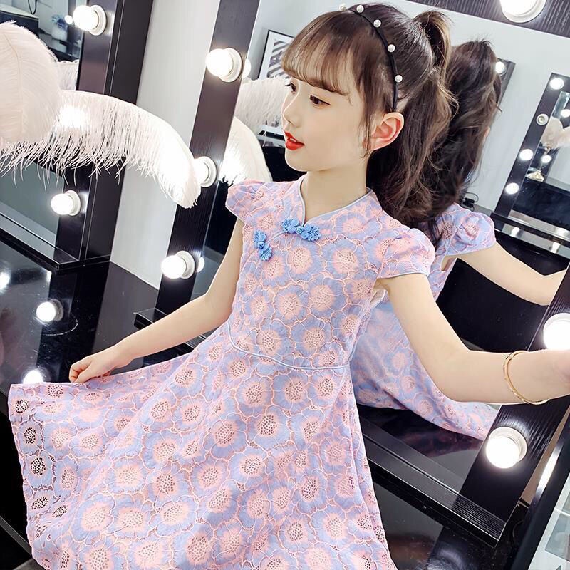 Đầm Mùa Hè Mới 2023 Cho Bé Gái Phiên Bản Hàn Quốc Đầm Trẻ Em Lớn Thời Trang Mùa Hè Đầm Công Chúa Bé Gái Thời Trang