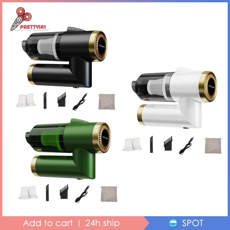 Máy Hút Chân Không Cầm Tay Prettyia1 9000PA Công Suất Cao Di Động Có Giác Hút Cho Ghế Sofa Xe Hơi