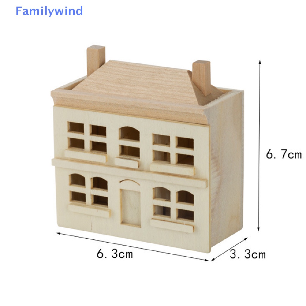 Nhà Búp Bê Mini Dễ Thương Xinh Xắn Tỉ Lệ 1: 12