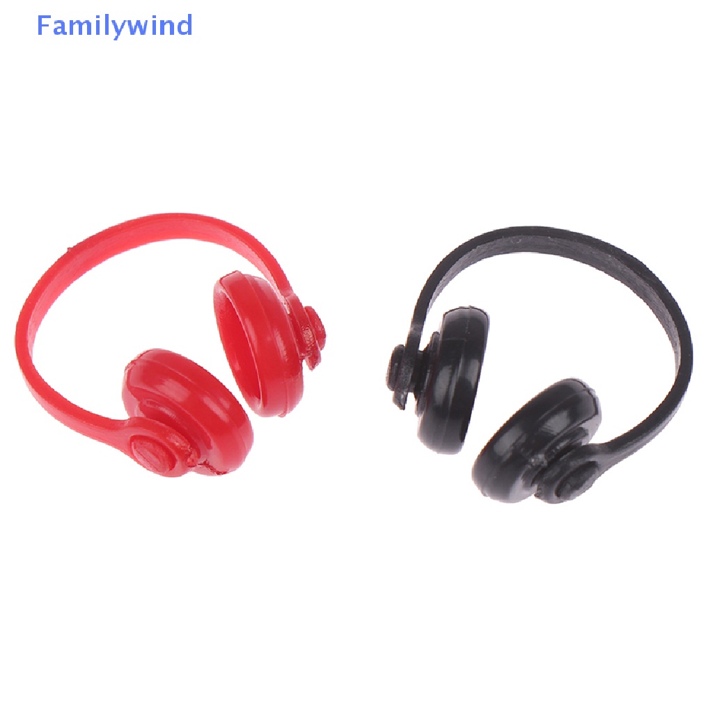 Set 2 Tai Nghe Không Dây Bằng Nhựa 1: 12 Trang Trí Nhà Búp Bê