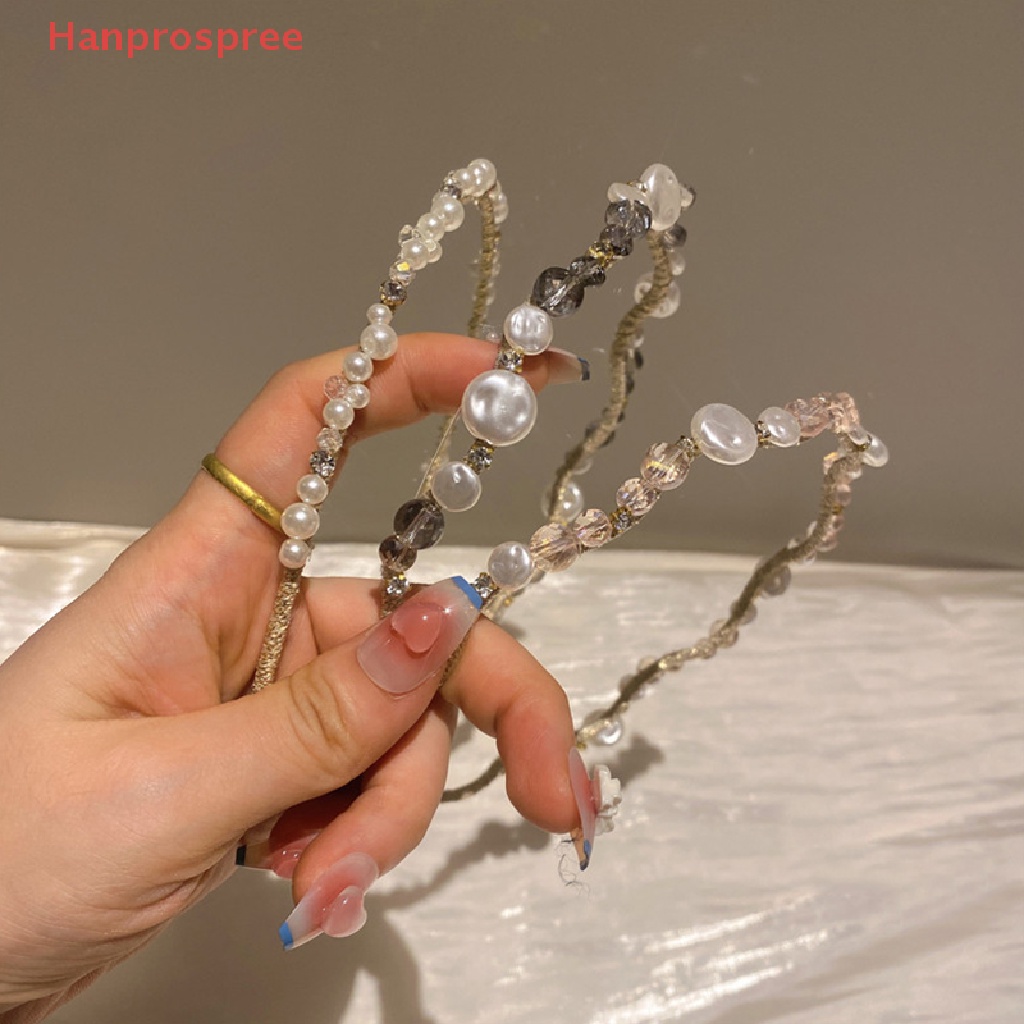 Băng Đô Đính Ngọc Trai Chống Trượt Thời Trang Dành Cho Nữ