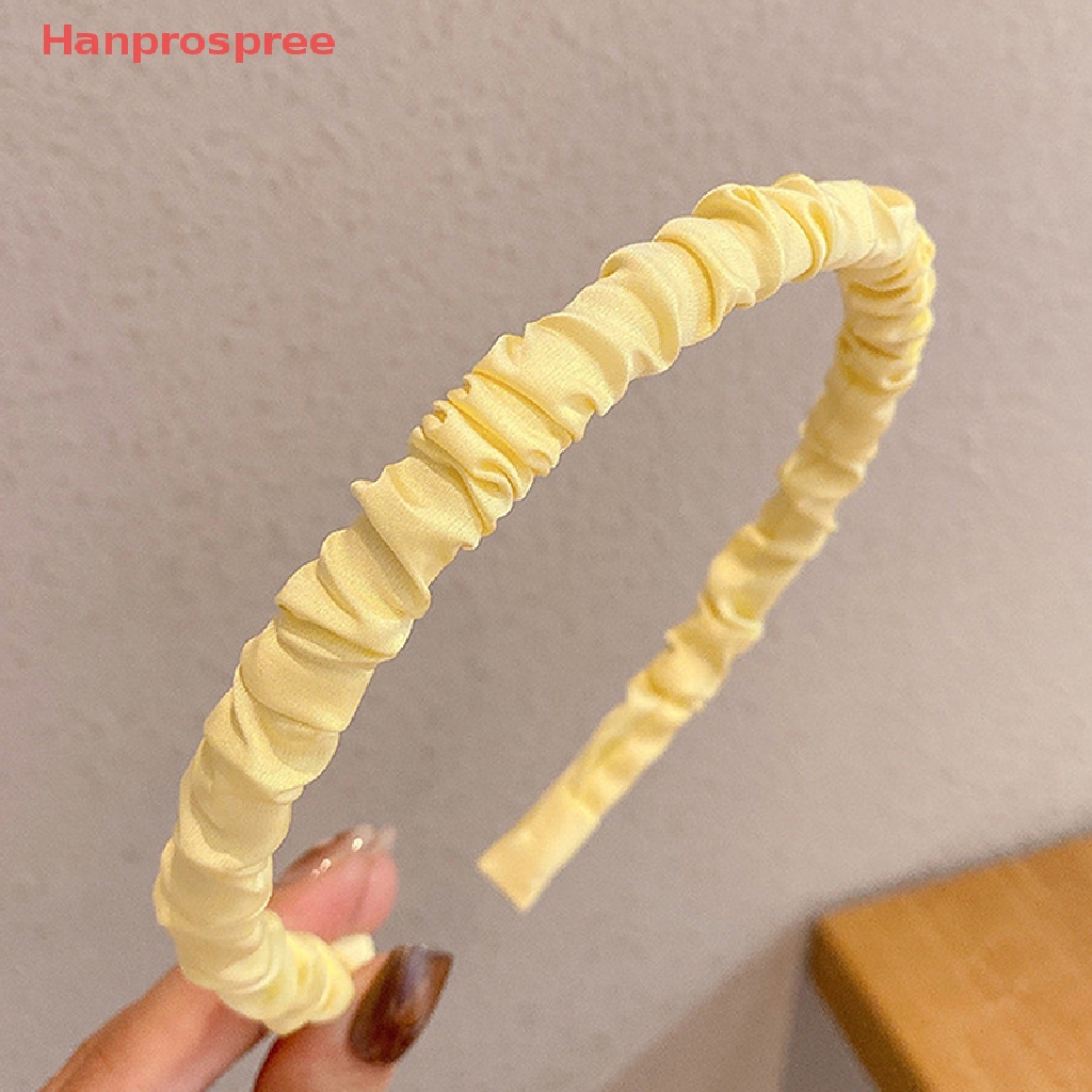 Băng Đô Xếp Ly Mềm Mại Cá Nhân Thời Trang Hanprospree &gt; Băng Đô Cho Nữ