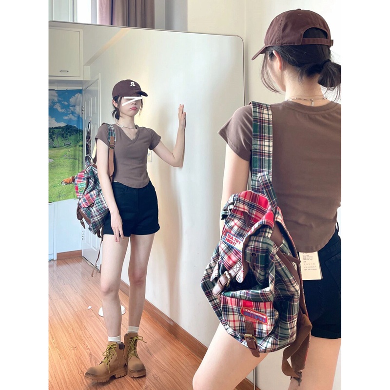 Áo thun NRVP tay ngắn phong cách Hàn Quốc mới cho nữ