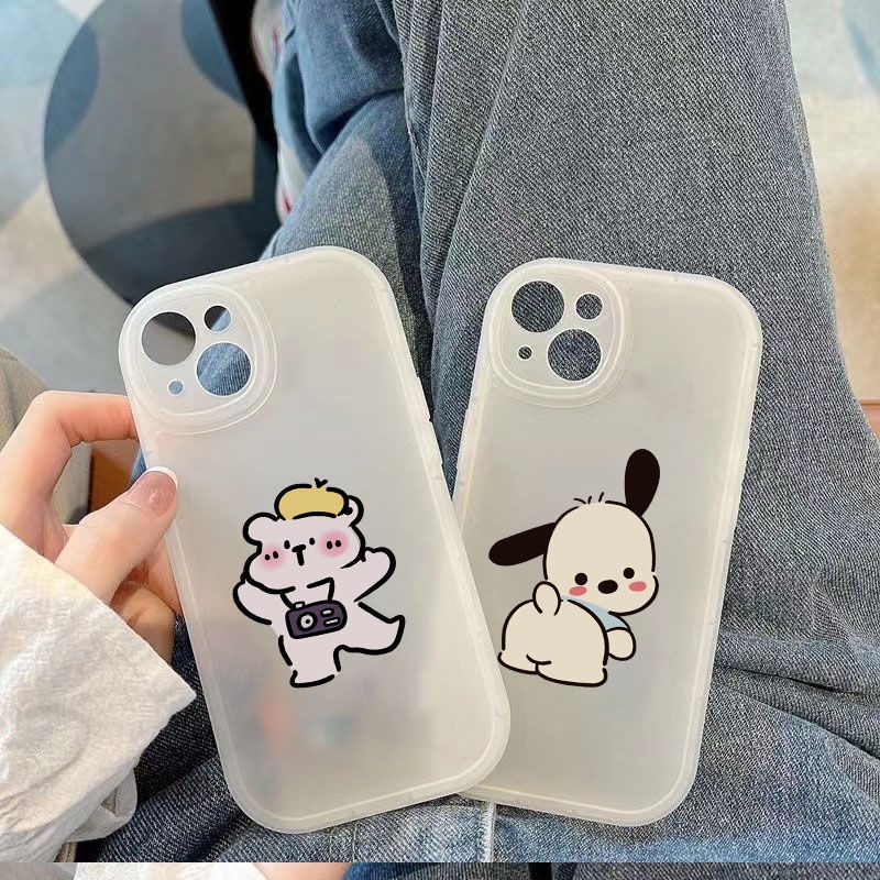 Dễ Thương Ốp Điện Thoại tpu Dẻo Họa Tiết Hoạt Hình pochacco Cho iphone 15 11 14 pro 12 13 mini xs max x xr 7 8 6 6s plus se2020