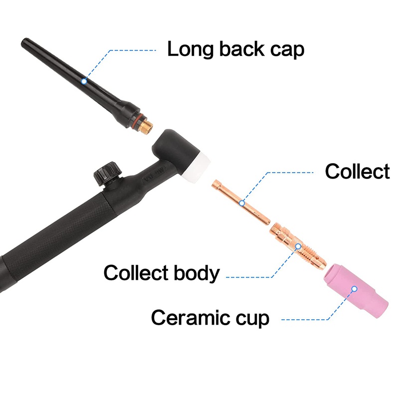 Bộ 17 Phụ Kiện Cho Máy Hàn Wp-17 / 18 / 26 Tig