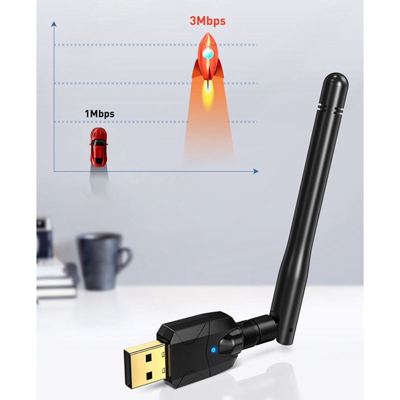 Usb Thu Phát Bluetooth 5.0 Phạm Vi 100M Cho PC & Desktop