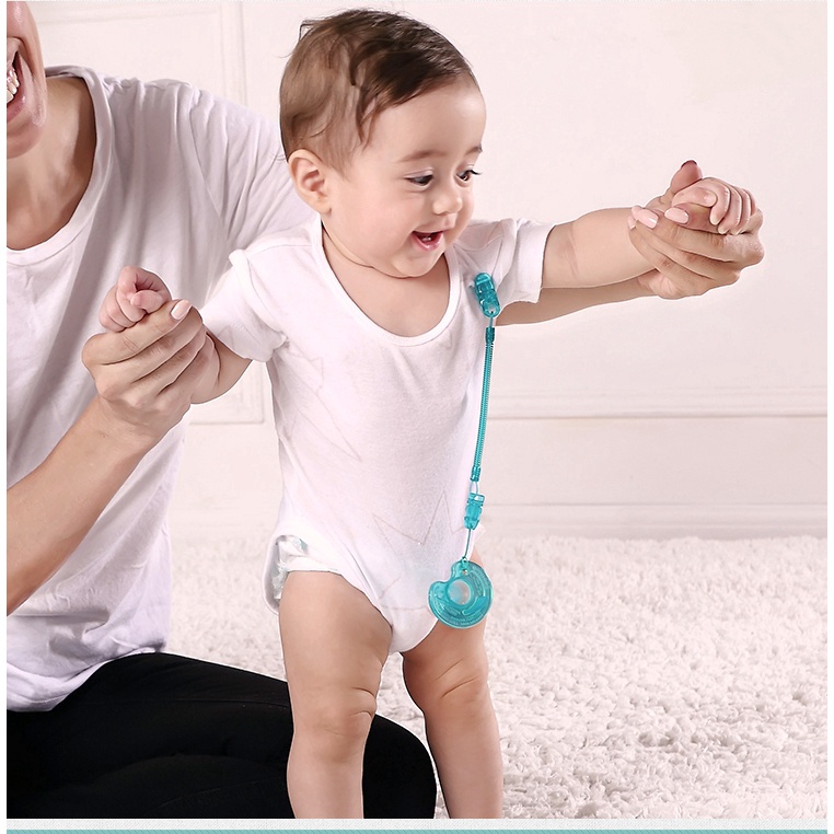 Dây Kẹp Giữ Núm Vú Giả Cho Bé Sơ Sinh Dây Đeo Núm Ti Giả Có Kẹp Lò Xo Tiện Dụng Dành Cho Em Bé Sơ Sinh