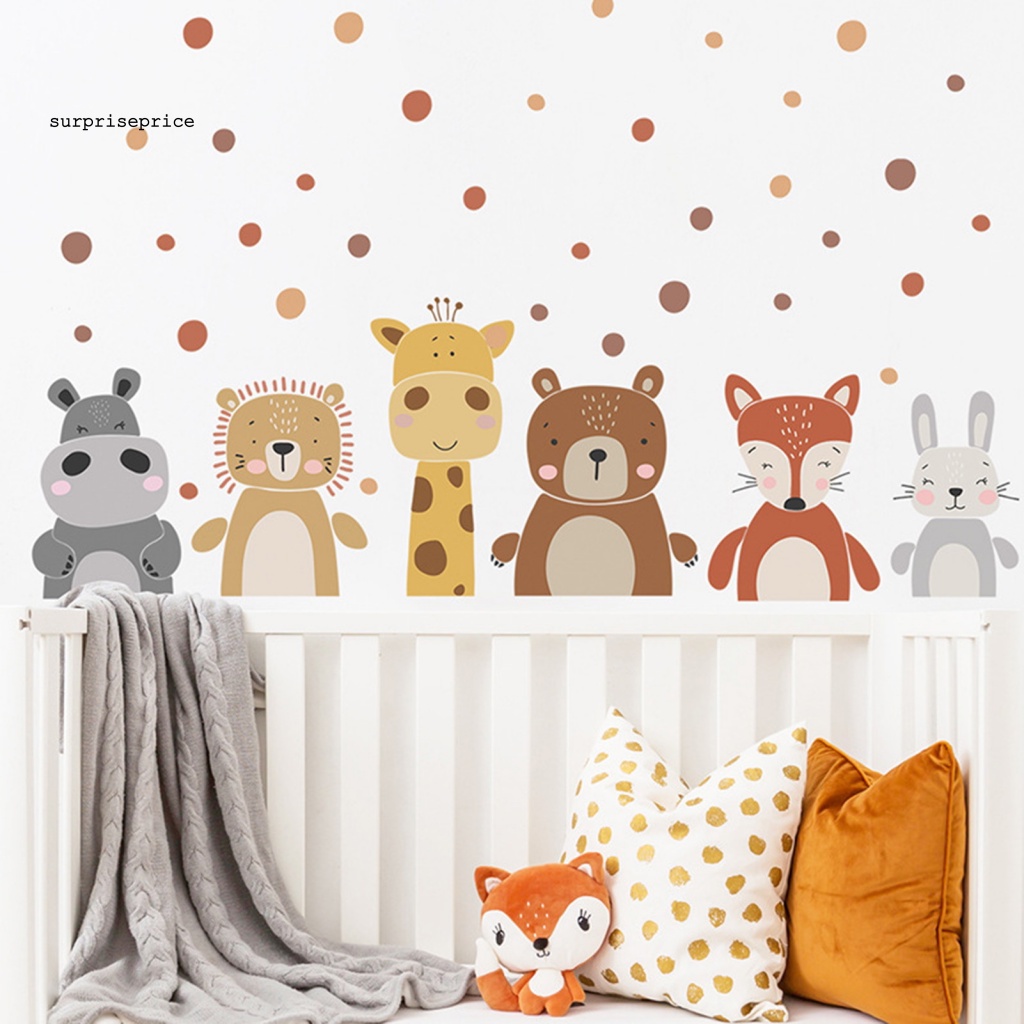 Miếng Dán PVC Hình Động Vật Hoạt Hình Trang Trí Nhà Cửa / Tiệc Cưới