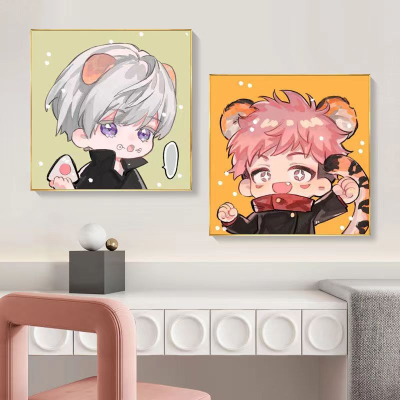 Tranh Đính Đá 5d Tự Làm Hình Anime Gojo Go Trang Trí Phòng Khách / Phòng Ngủ / Phòng Khách /