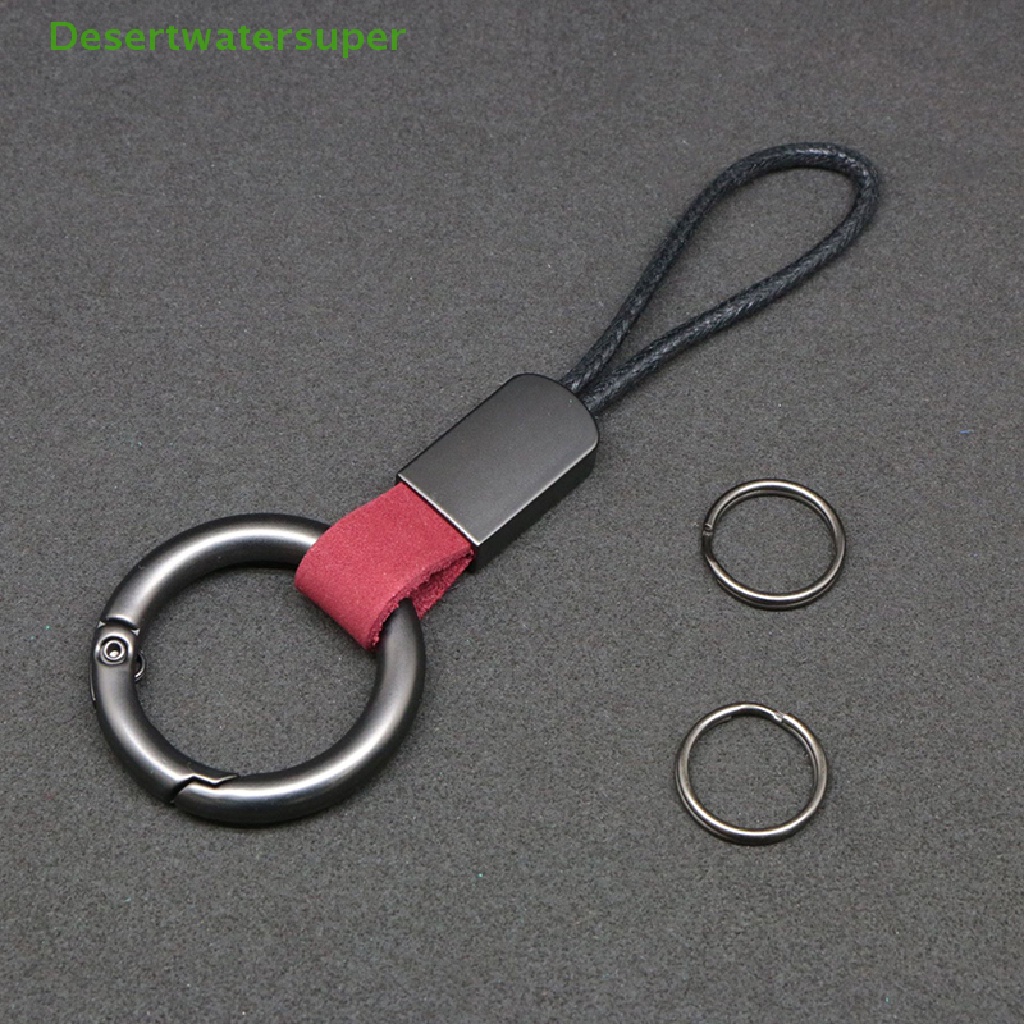 Móc Khóa Dây Da Đơn Giản Dành Cho Nam Nữ