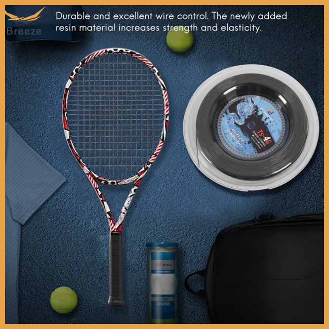 Dây Vợt Đánh Tennis Bằng Sợi Cứng Chuyên Dụng Cho Luyện Tập