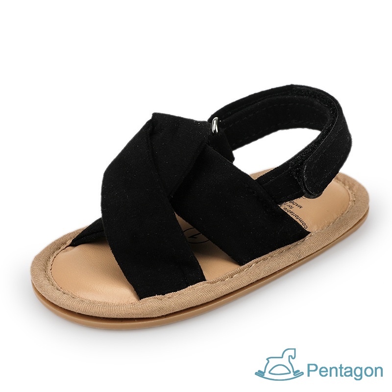 Xăng đan Cotton Đế Mềm Chống Trượt Thời Trang Mùa Hè Dành Cho Bé Gái