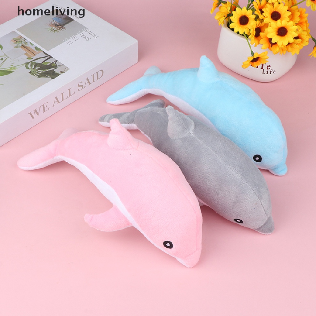 Thú Nhồi Bông Hình Cá Heo Mềm 30cm Trang Trí Ghế Sofa