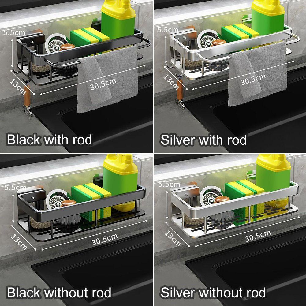 Giá Đỡ Bằng Kim Loại Gắn Bồn Rửa Chén Tiện Dụng