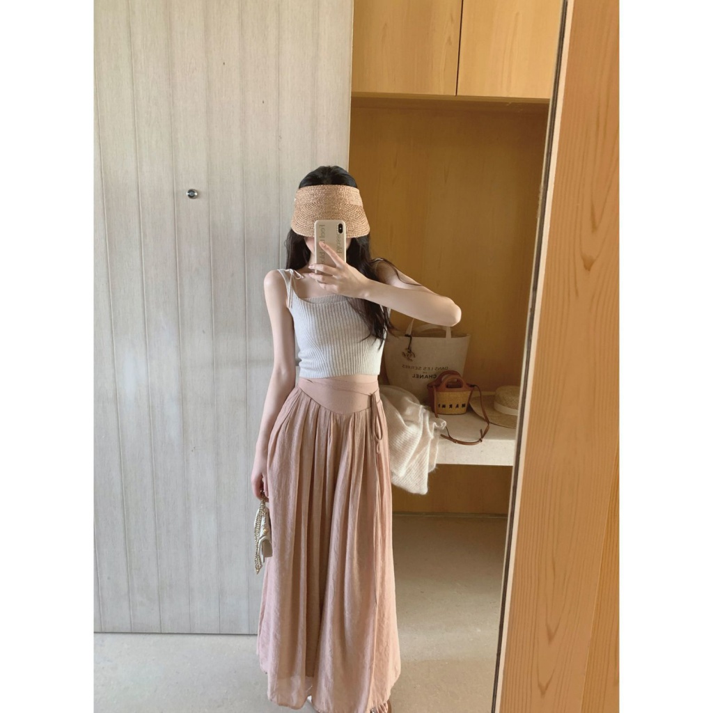 Quần Culottes Lưng Cao Dáng Ôm Thời Trang Xuân Hè 2023 Xinh Xắn Cho Nữ