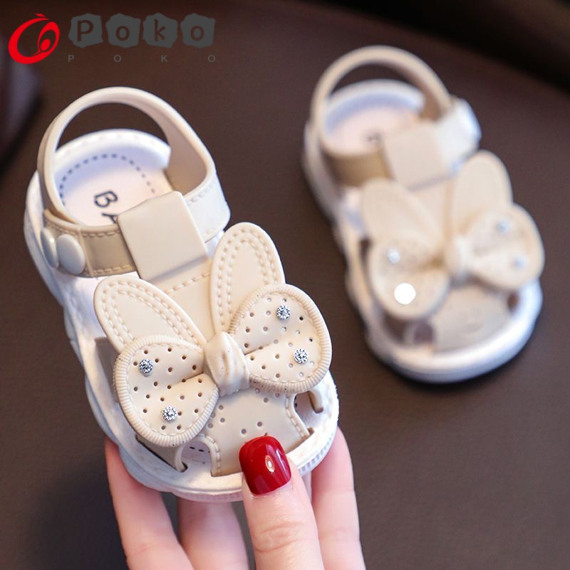 Giày Sandal Đế Mềm Chống Trượt Thời Trang Mùa Hè Dành Cho Bé Gái 0-3 Tuổi