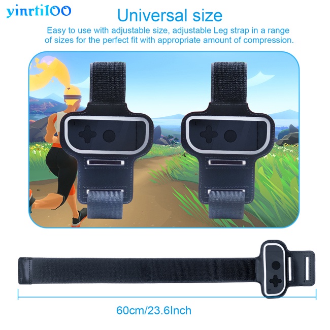 Set 2 Dây Đeo Tay Co Giãn Điều Chỉnh Được Cho Tay Cầm Chơi Game Switch Joy-con