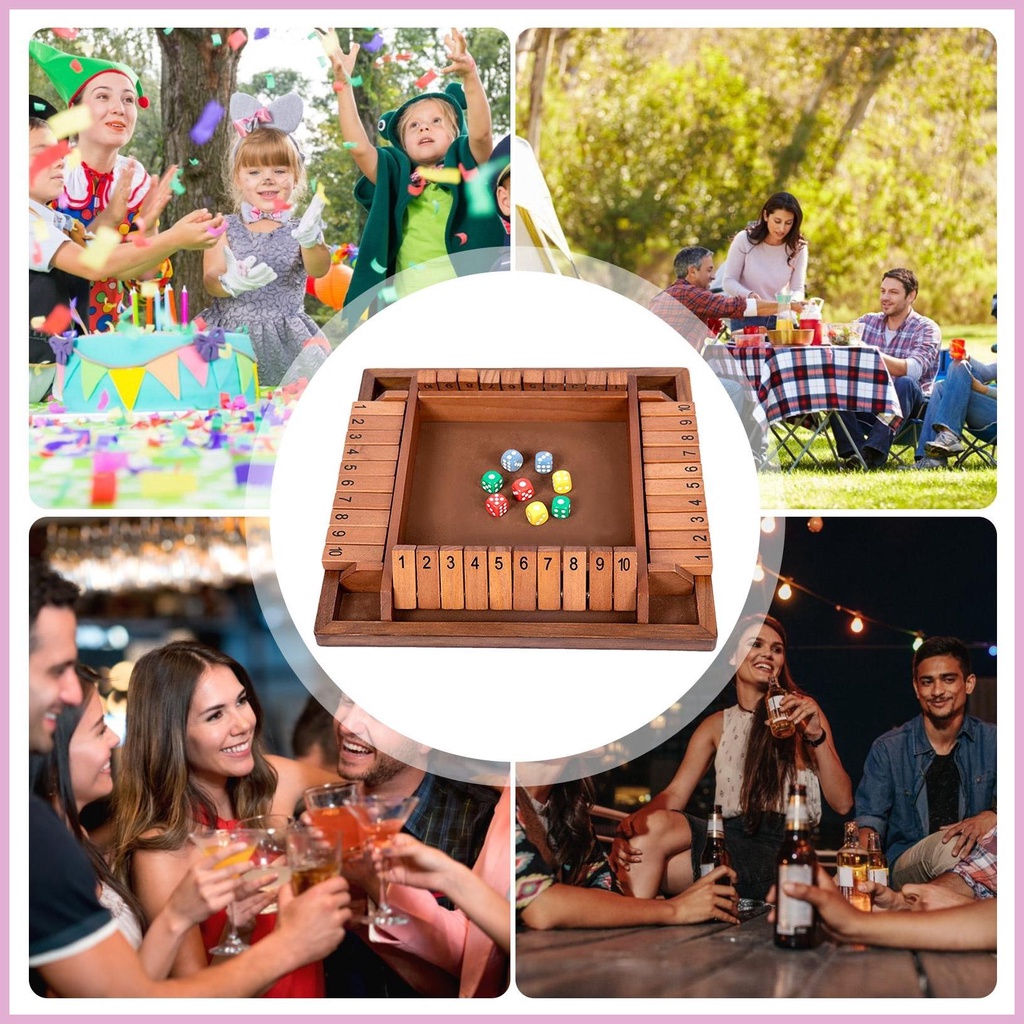 Bộ Trò Chơi Board Game 8 s Classics Classics Tabletop shinvn Vui Nhộn