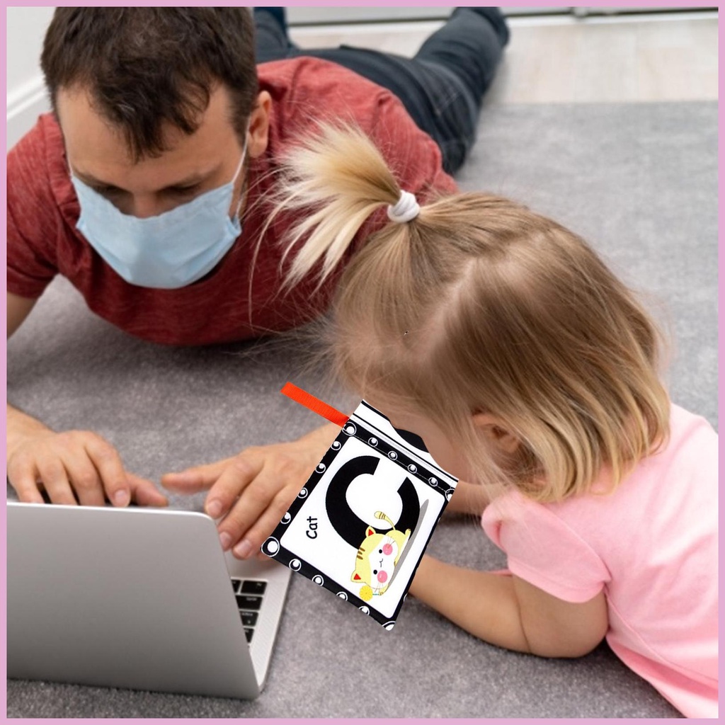 Sách Vải Mềm Mại Tương Phản Cao Dành Cho Bé Sơ Sinh