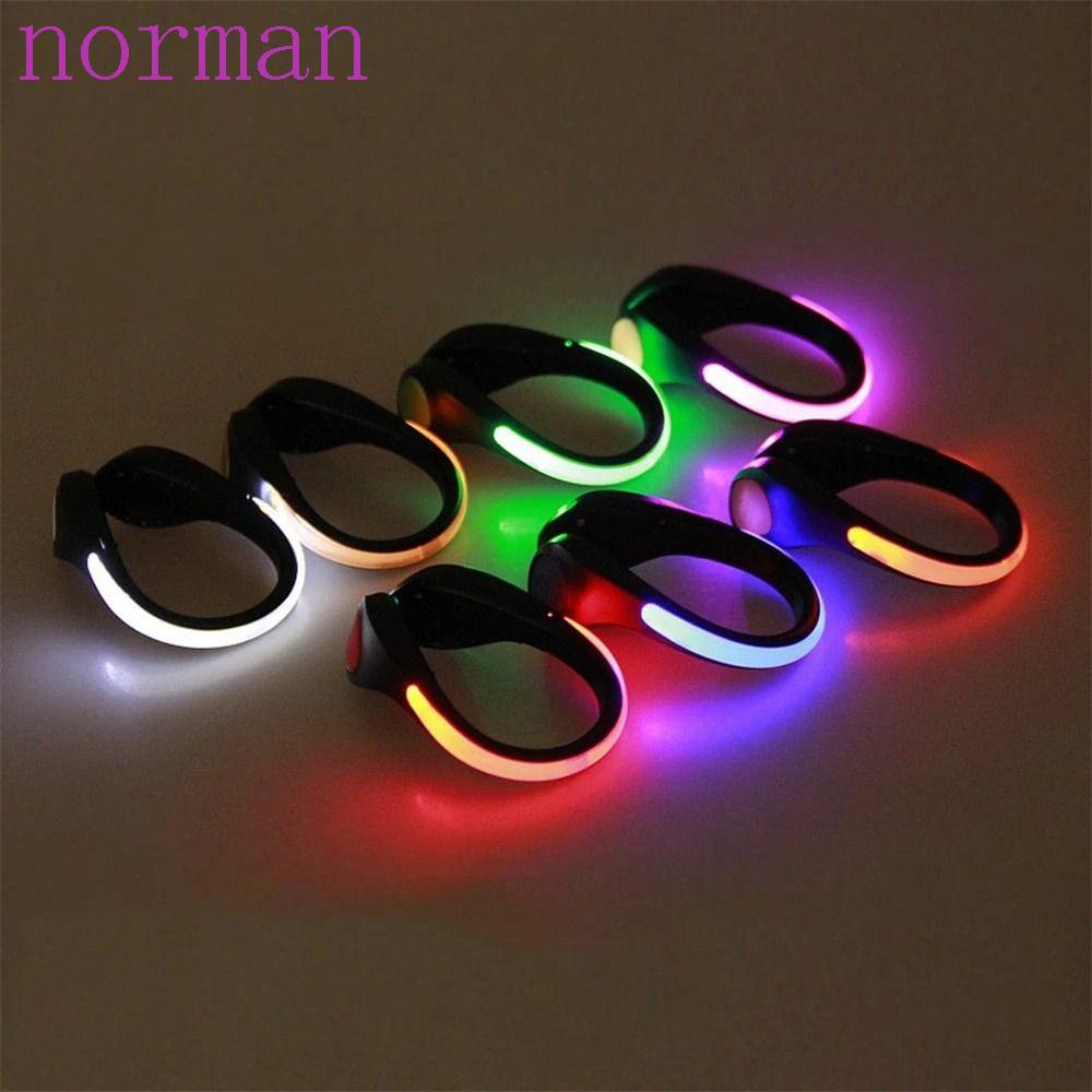 Kẹp Đèn LED Cảnh Báo Mạnh Mẽ Gắn Giày Chạy Bộ Ban Đêm