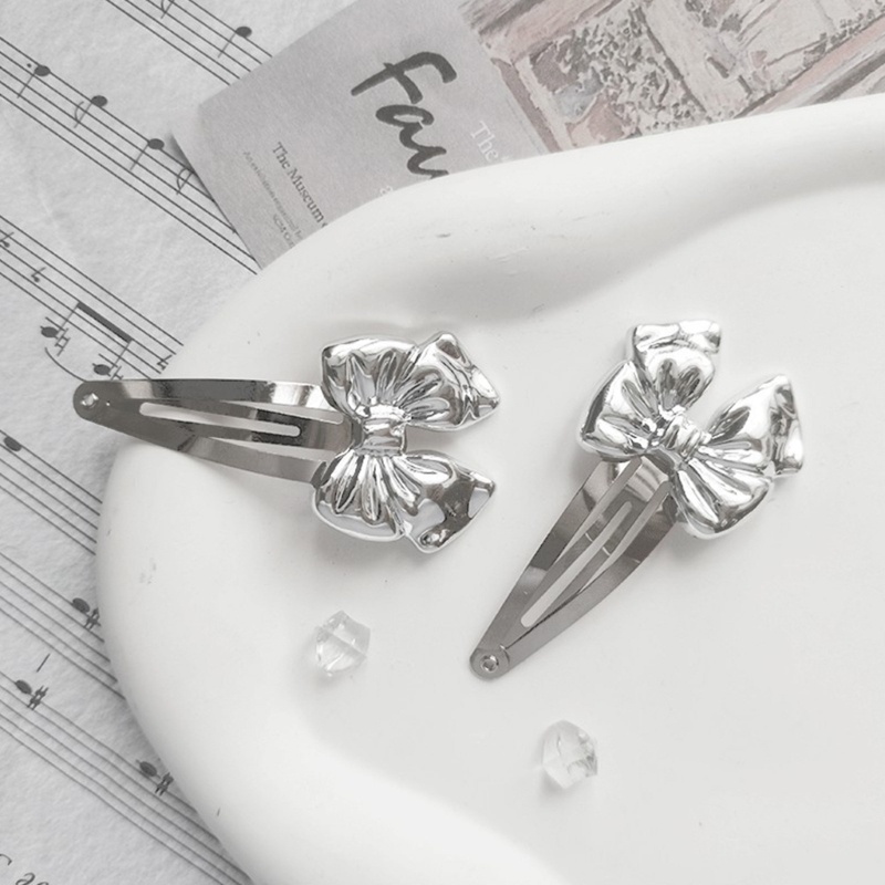 Kẹp Tóc Kim Loại Hình Trái Tim Xinh Xắn Y2k