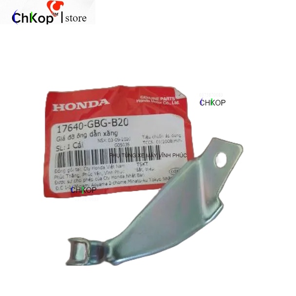 Giá bắt đỡ ống dẫn xăng xe Dream, Wave, Future zin honda -Chkop