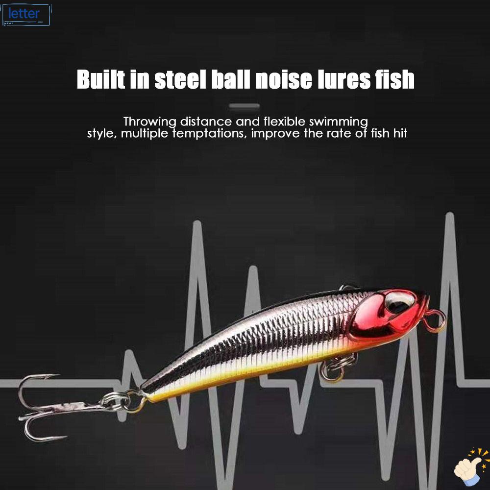 Set 2 Mồi Giả Nhử Cá Bằng Nhựa Gắn Kèm Móc Câu Tiện Dụng