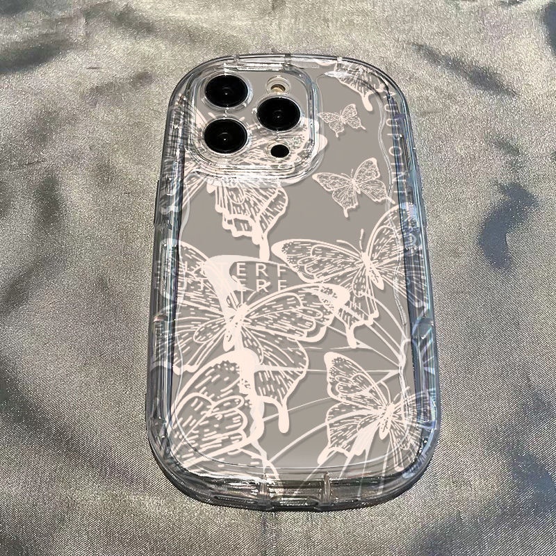 ✅Ốp Điện Thoại Dẻo Trong Suốt Họa Tiết Bươm Bướm Chống Sốc Cho Iphone14xr8p promaxxs / / 7 1312 11 / VY9E
