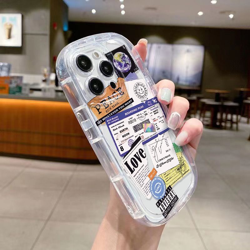 ✅Ốp Điện Thoại Mềm Trong Suốt Chống Sốc Phong Cách Âu Mỹ Cho Iphone 14 promax7 / 13xr xs / 12 / 11 8p