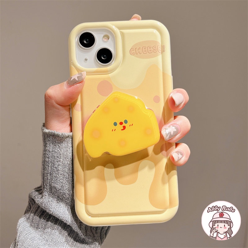 Ốp Điện Thoại TPU Mềm Chống Mồ Hôi In Hình Spongebob Gắn Giá Đỡ Hình Phô Mai Iphone 14 Pro Max 11 12 11 Pro Max X XS