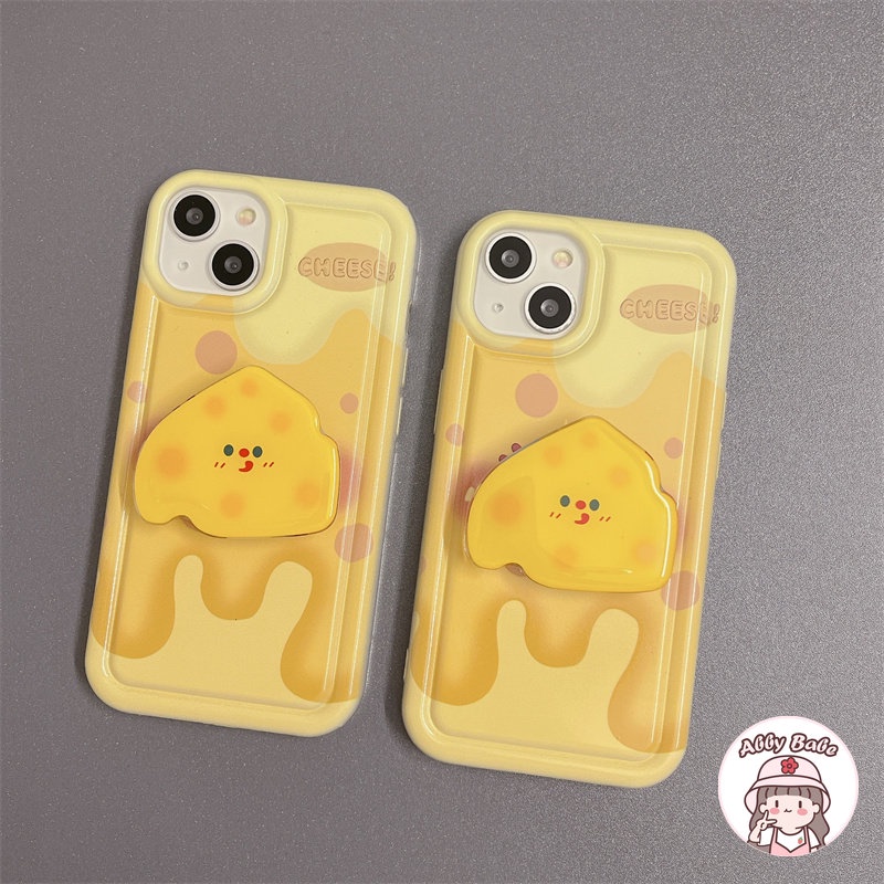 Ốp Điện Thoại TPU Mềm Chống Mồ Hôi In Hình Spongebob Gắn Giá Đỡ Hình Phô Mai Iphone 14 Pro Max 11 12 11 Pro Max X XS