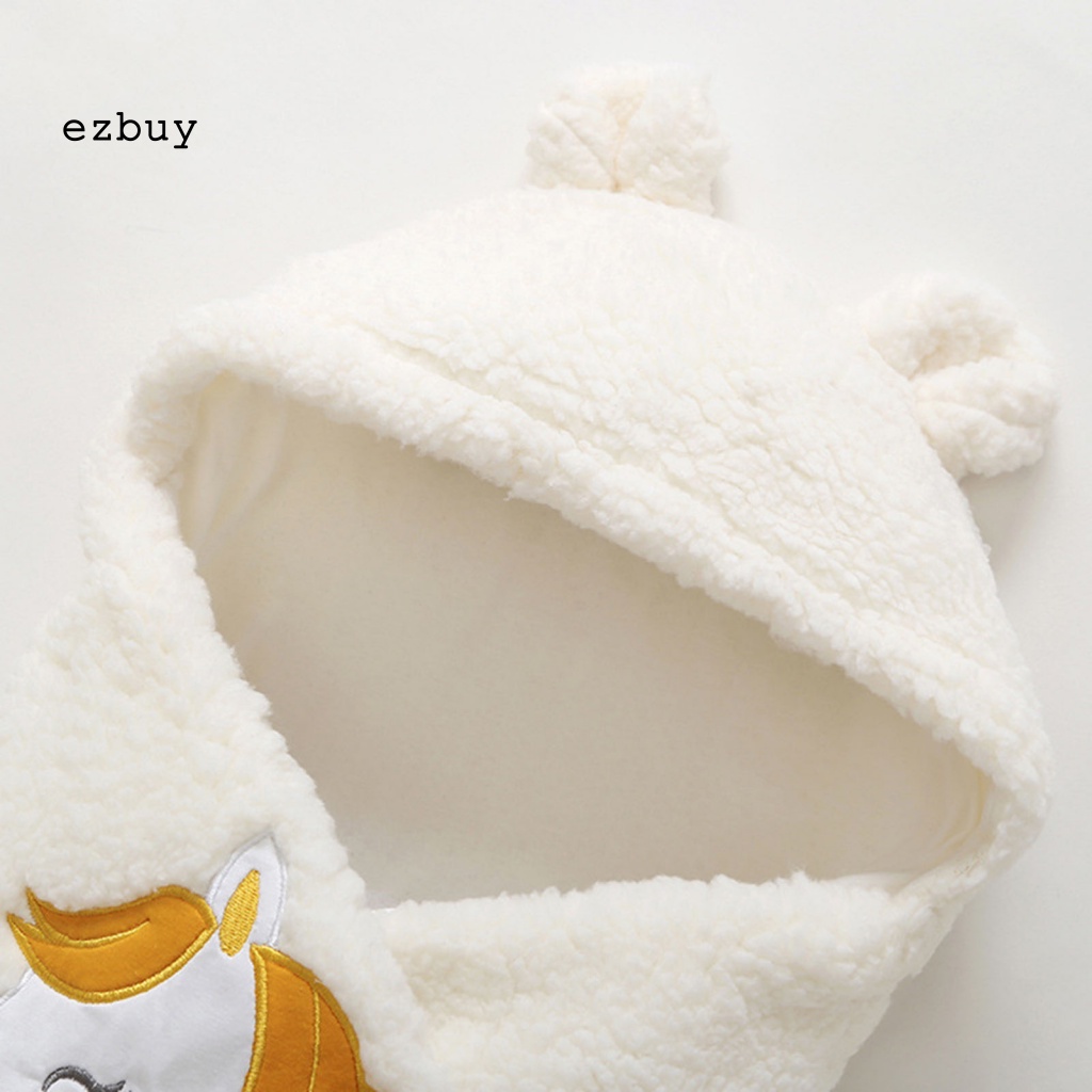 Túi Ngủ Mùa Đông Quấn Em Bé In Họa Tiết Hoạt Hình Dễ Sử Dụng