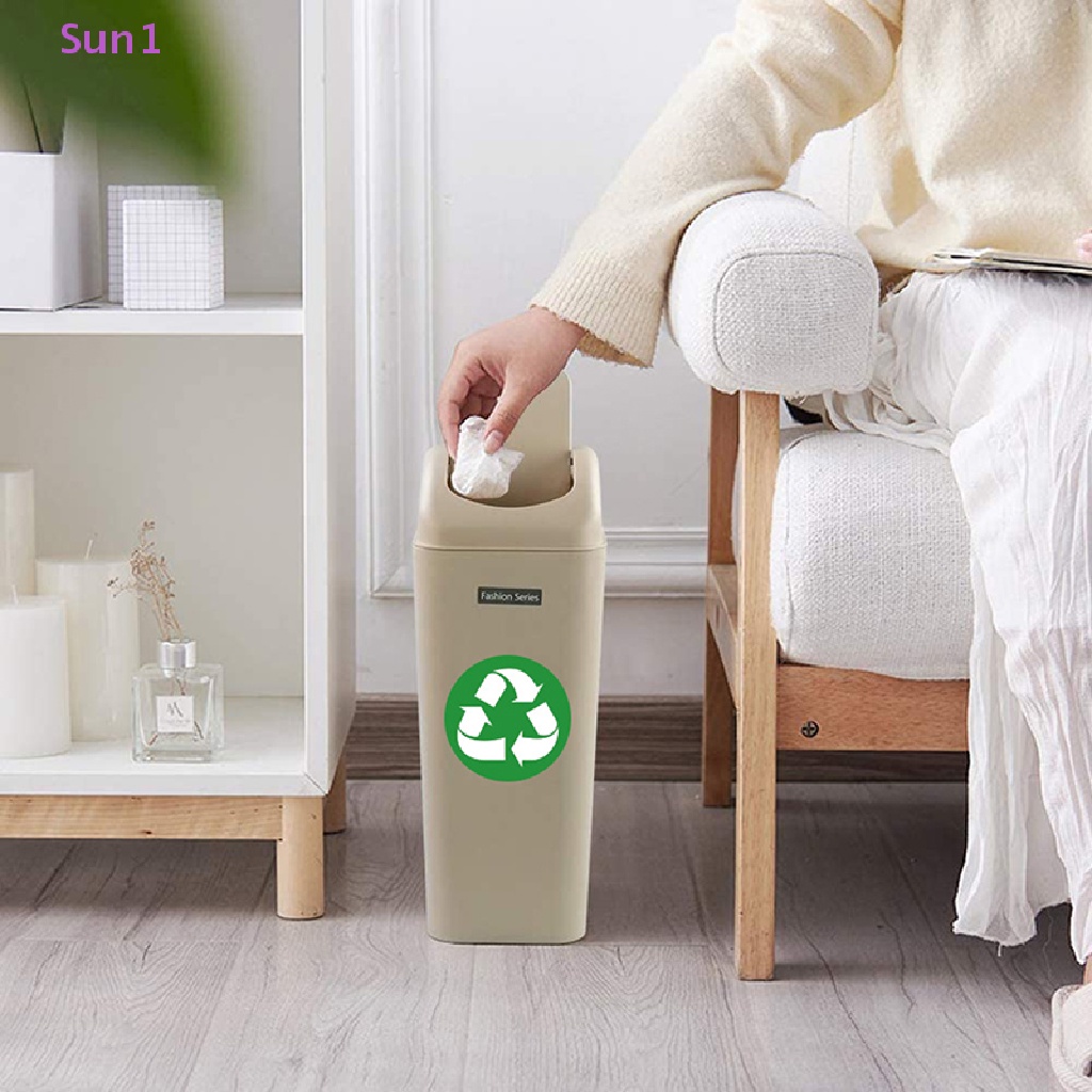 Sun1 &gt; 6 Miếng Dán Thùng Rác Tái Chế Đường Kính 5 Inch