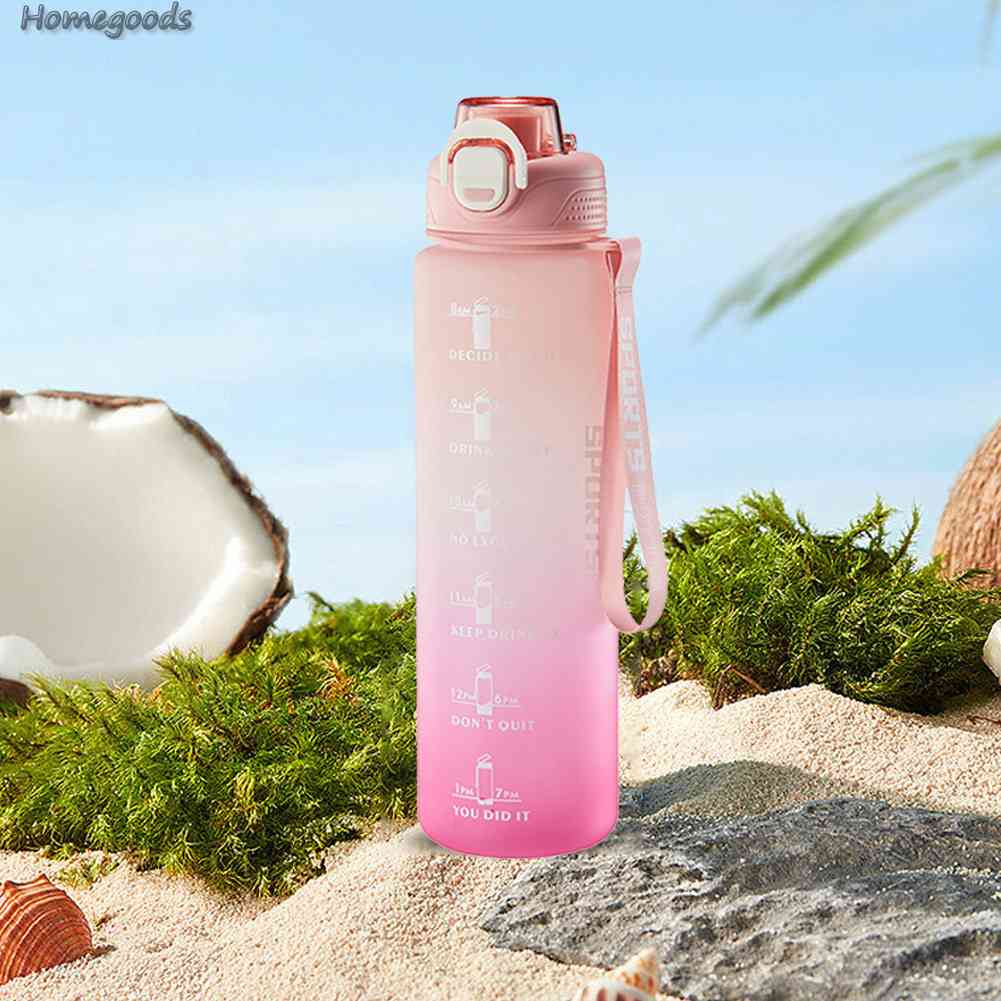 Bình Đựng Nước Lạnh Màu Gradient Dung Tích 1000ML Tiện Dụng Cho Văn Phòng / Trường Học