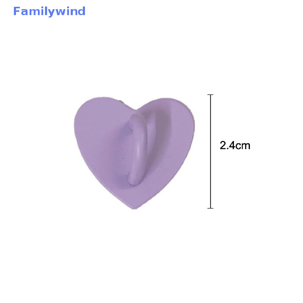 Familywind > Nhẫn Móc Ngón Tay Giữ Điện Thoại Bằng Kim Loại Hình Trái Tim Đáng Yêu